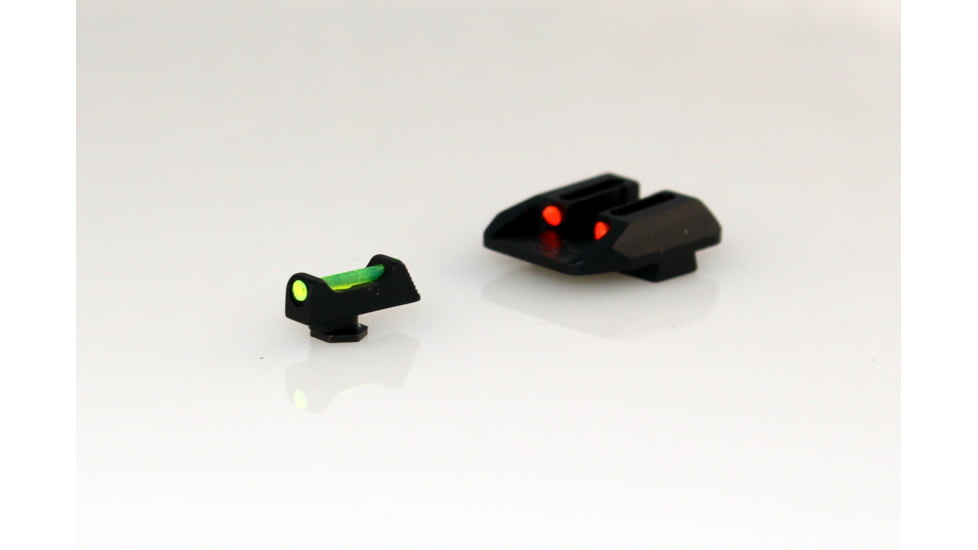 Williams Gun Sight Self Defense Pistol Sights, Glock 17, 19, 22, 23, 24, 26, 27, 33, 34, 35, 37, 38, 39, Green/Red, 56359