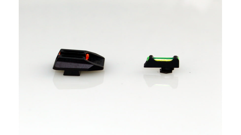 Williams Gun Sight Self Defense Pistol Sights, Glock 17, 19, 22, 23, 24, 26, 27, 33, 34, 35, 37, 38, 39, Green/Red, 56359