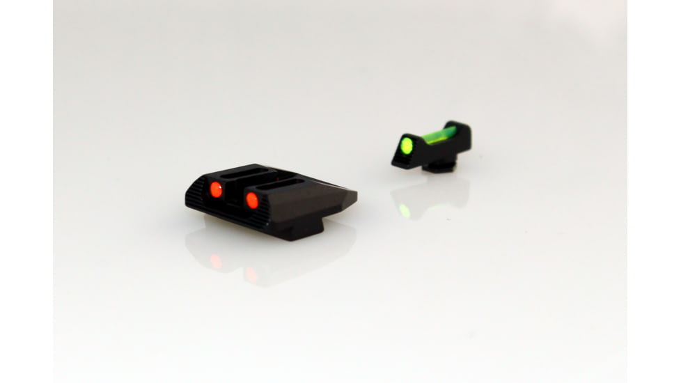 Williams Gun Sight Self Defense Pistol Sights, Glock 17, 19, 22, 23, 24, 26, 27, 33, 34, 35, 37, 38, 39, Green/Red, 56359