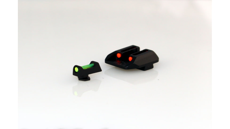 Williams Gun Sight Self Defense Pistol Sights, Glock 20, 21, 29, 30, 31, 32, 36, 41, Green/Red, 71032