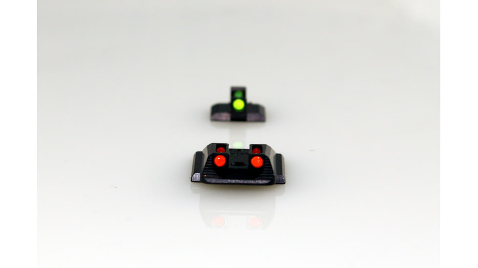 Williams Gun Sight Self Defense Pistol Sights, Ruger LC9 &amp; LC380, Green/Red, 47499