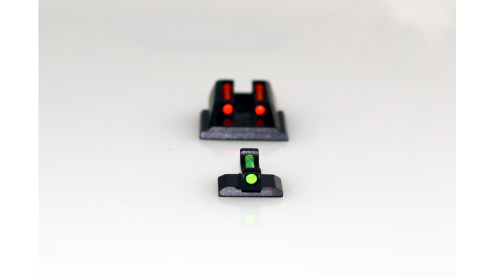Williams Gun Sight Self Defense Pistol Sights, Ruger LC9 &amp; LC380, Green/Red, 47499