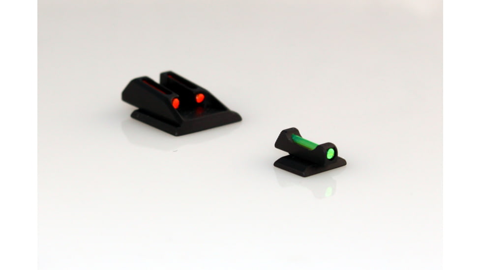 Williams Gun Sight Self Defense Pistol Sights, Ruger LC9 &amp; LC380, Green/Red, 47499