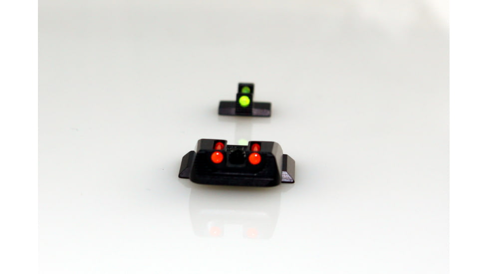 Williams Gun Sight Self Defense Pistol Sights, S&amp;W M&amp;P, Green/Red, 70915