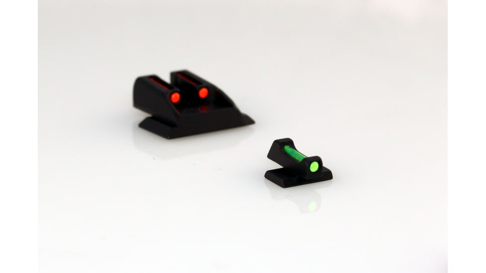 Williams Gun Sight Self Defense Pistol Sights, S&amp;W M&amp;P Shield, Green/Red, 70972