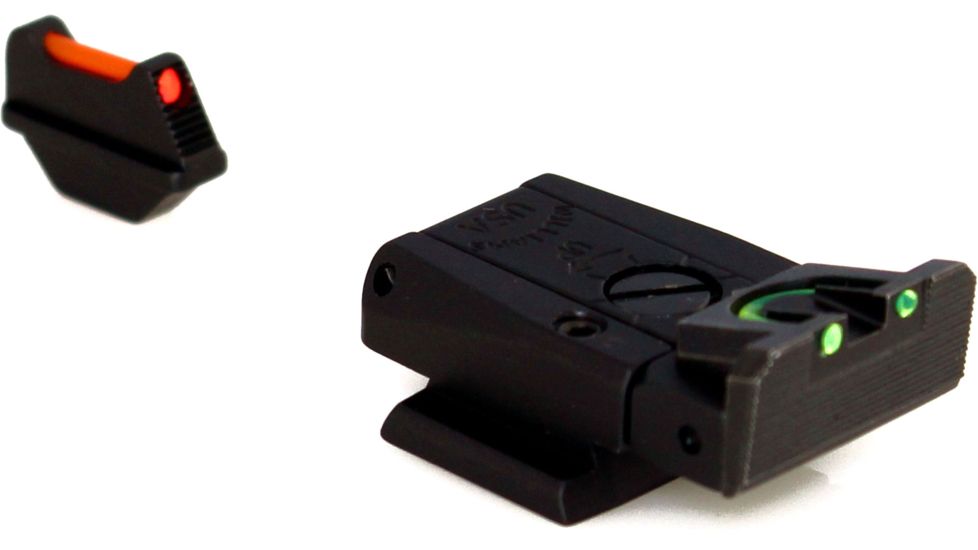 Williams Gun Sight Target Pistol Sights For Ruger P-Series, Green/Red 70967