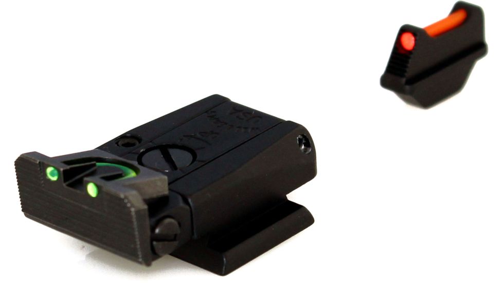 Williams Gun Sight Target Pistol Sights For Ruger P-Series, Green/Red 70967