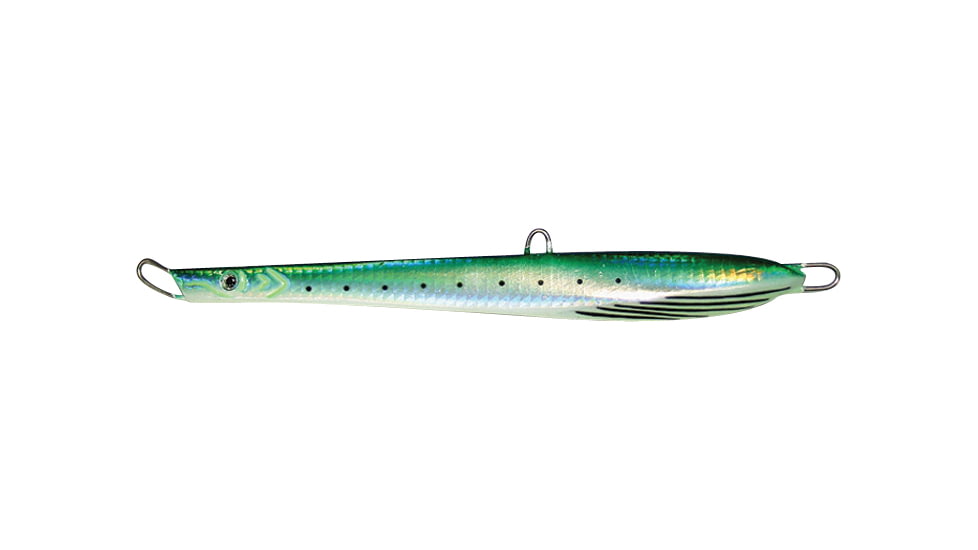 Williamson Abyss Speed Jig, 7/0 Assist Hook, Sinking, Green, 3 1/2oz, 6 1/2in, ASJ100G
