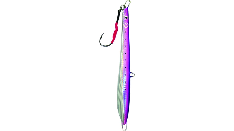 Williamson Abyss Speed Jig, 7/0 Assist Hook, Sinking, Purple, 2oz, 5in, ASJ60PrpL