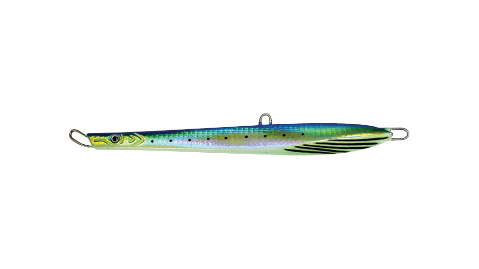 Williamson Abyss Speed Jig, 9/0 Assist Hook, Sinking, Blue/Yellow, 7oz, 7 3/4in, ASJ200BLY