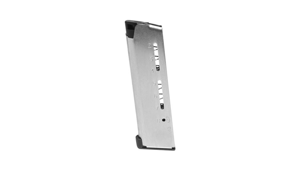 Wilson 500C 1911 Magazine 45ACP 8rd SS Lo-Profile Steel Base Pad SS