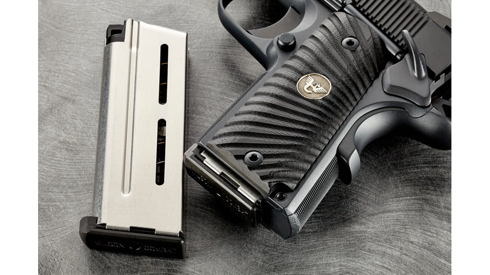 Wilson Combat 1911 Elite Tactical Magazine, .38 Sup, Sup Sentinel, 8RD, Lo-Profile Steel BP, 500-38SS-8RD