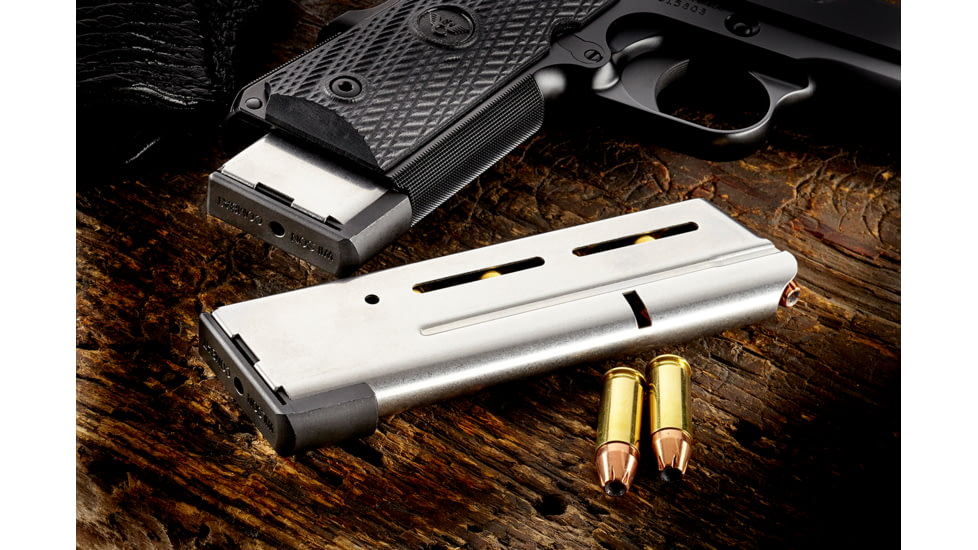 Wilson Combat 1911 Elite Tactical Magazine, .38 Super, CP, 10RD, Lo-Profile Base Pad, 500-38C10-10RD