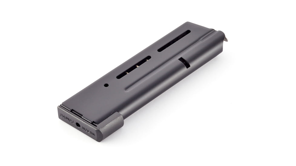 Wilson Combat 1911 Elite Tactical Magazine, .38 Super, CP, 10RD, Lo-Profile Base Pad, Black, 500-38C10B-10RD
