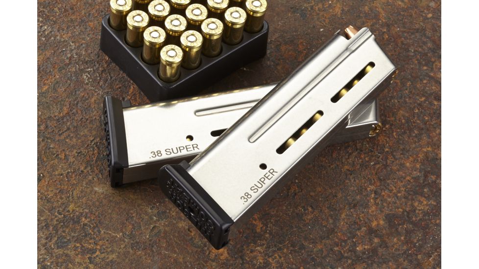 Wilson Combat 1911 Elite Tactical Magazine, .38 Super, Full Size, 10 Round, ETM Base Pad 500-38S