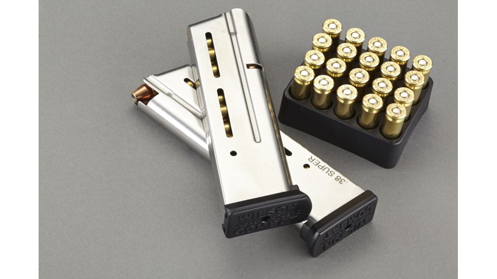 Wilson Combat 1911 Elite Tactical Magazine, .38 Super, Full Size, 10 Round, ETM Base Pad 500-38S