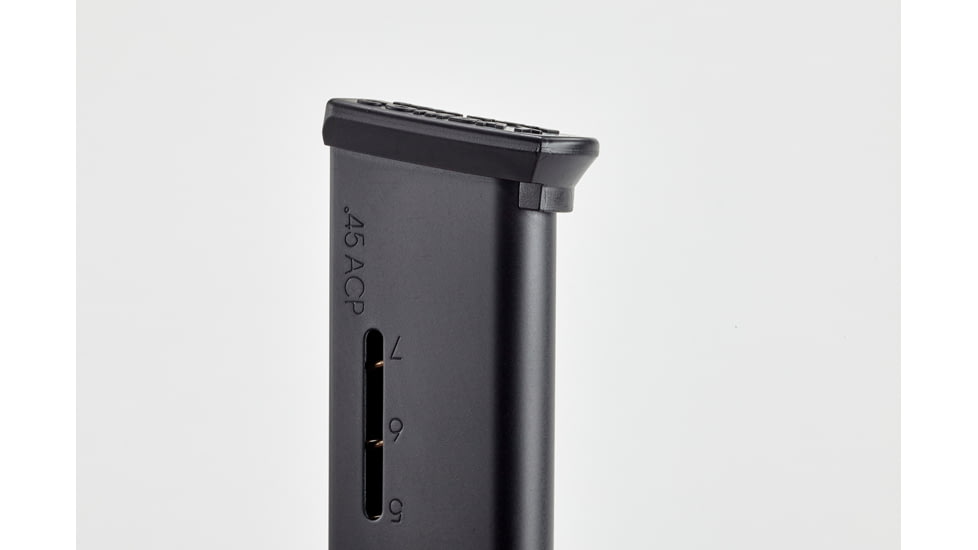 Wilson Combat 1911 Elite Tactical Magazine, .45 ACP, CP, 7RD, ETM Base Pad, Black, 500-45C7B-7RD