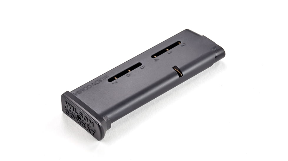 Wilson Combat 1911 Elite Tactical Magazine, .45 ACP, CP, 7RD, ETM Base Pad, Black, 500-45C7B-7RD
