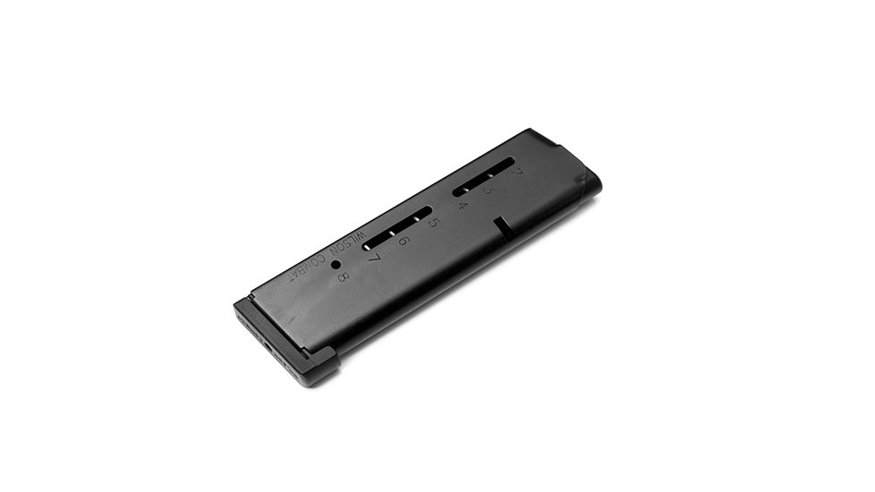 Wilson Combat 1911 Elite Tactical Magazine, .45 ACP HD, +P, Full-Size, 8 Round, Aluminum Base Pad, Black 500BA-HD