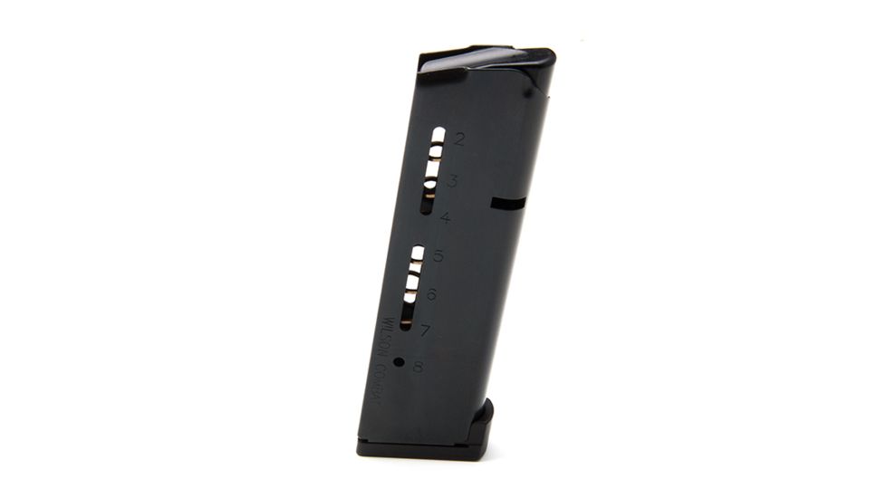 Wilson Combat 1911 Elite Tactical Magazine, .45 ACP HD, +P, Full-Size, 8 Round, Aluminum Base Pad, Black 500BA-HD