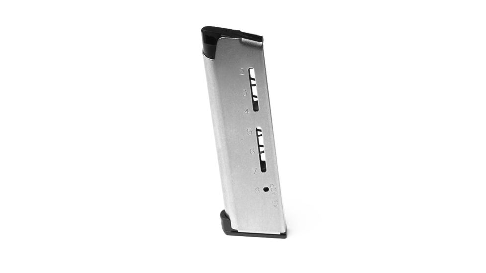 Wilson Combat 1911 Elite Tactical Magazine, .45 ACP HD, +P, Full-Size, 8 Round, Lo-Profile Steel Base Pad, Stainless 500C-HD