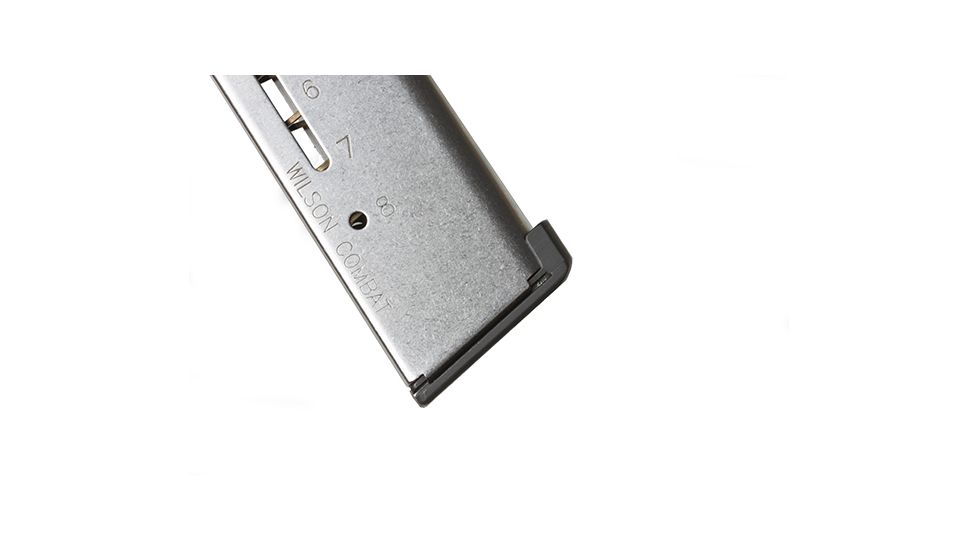 Wilson Combat 1911 Elite Tactical Magazine, .45 ACP HD, +P, Full-Size, 8 Round, Lo-Profile Steel Base Pad, Stainless 500C-HD