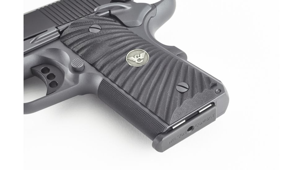 Wilson Combat 1911 Elite Tactical Magazine, 9mm, Compact, 8 Round, Flush Fit Steel Base Pad 500-9C8