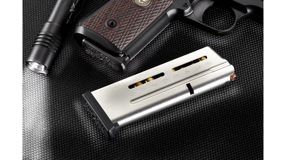 Wilson Combat 1911 Elite Tactical Magazine, 9mm, Compact, 9 Round, ETM Base Pad 500-9C9