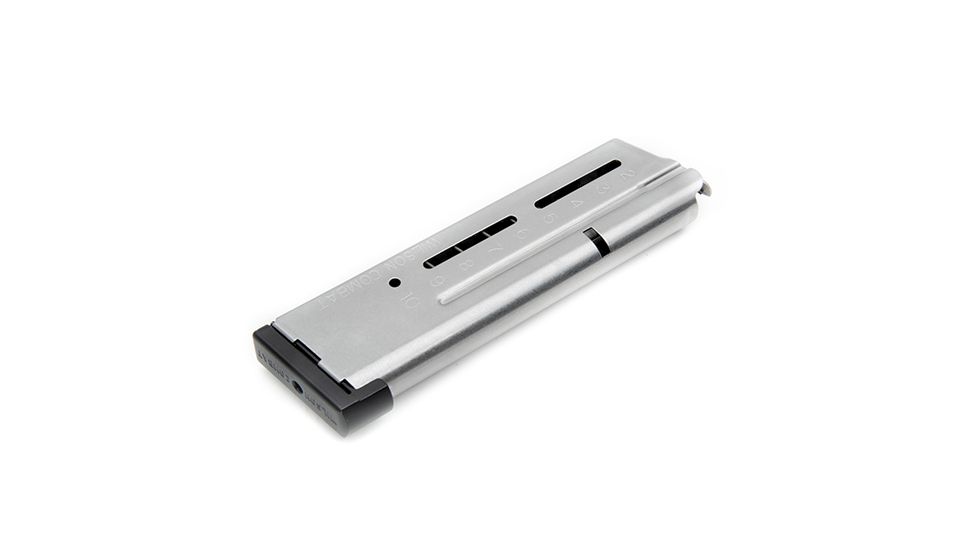 Wilson Combat 1911 Elite Tactical Magazine, 9mm, Full-Size, 10 Round, Aluminum Base Pad 500-9A