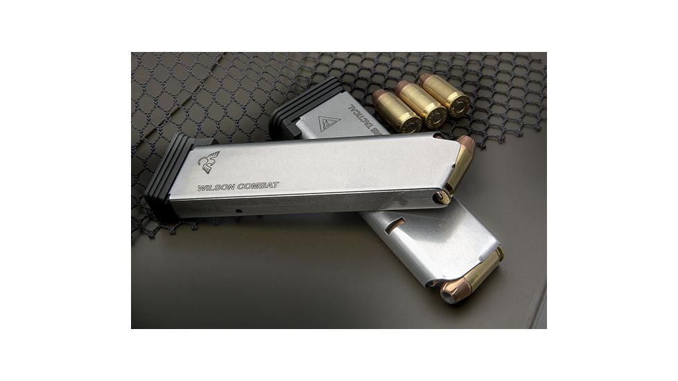 Wilson Combat 1911 ETM-V, Vickers Duty Magazine, .45 ACP, Full-Size, 8 Round, Steel Base Pad 800
