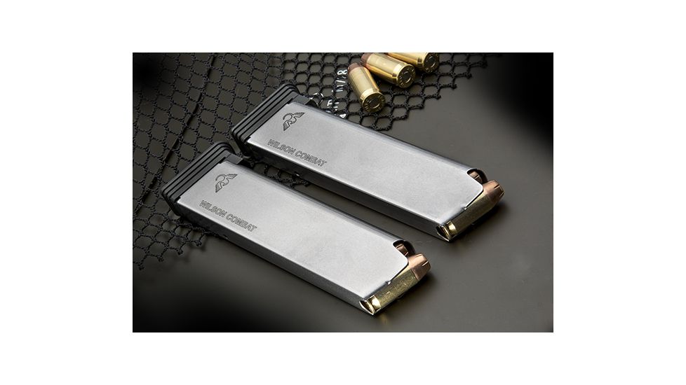 Wilson Combat 1911 ETM-V, Vickers Duty Magazine, .45 ACP, Full-Size, 8 Round, Steel Base Pad 800