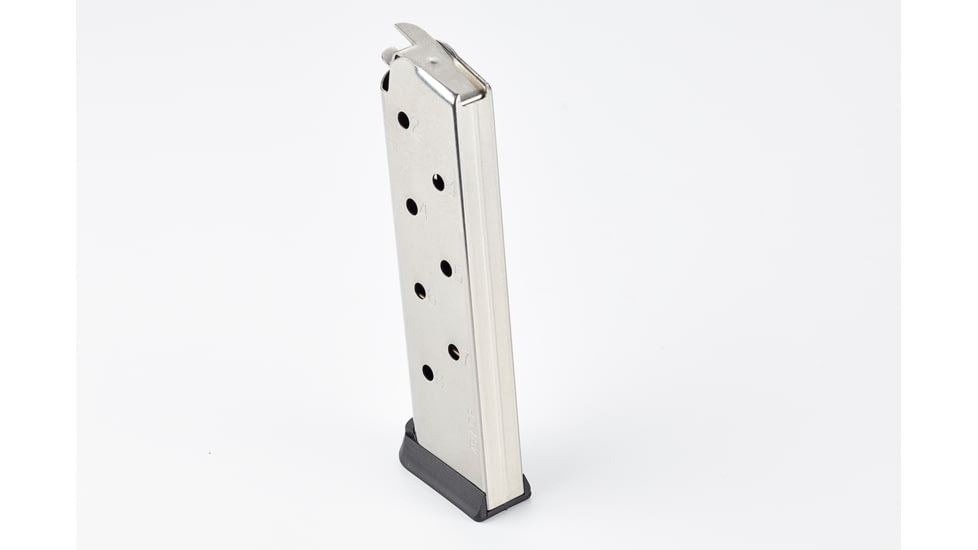 Wilson Combat 1911 Full Size Magazine, .45 ACP, FS, 8 RD, Polymer Base Pad, Stainless Steel Tube, 930-45FS8-8RD