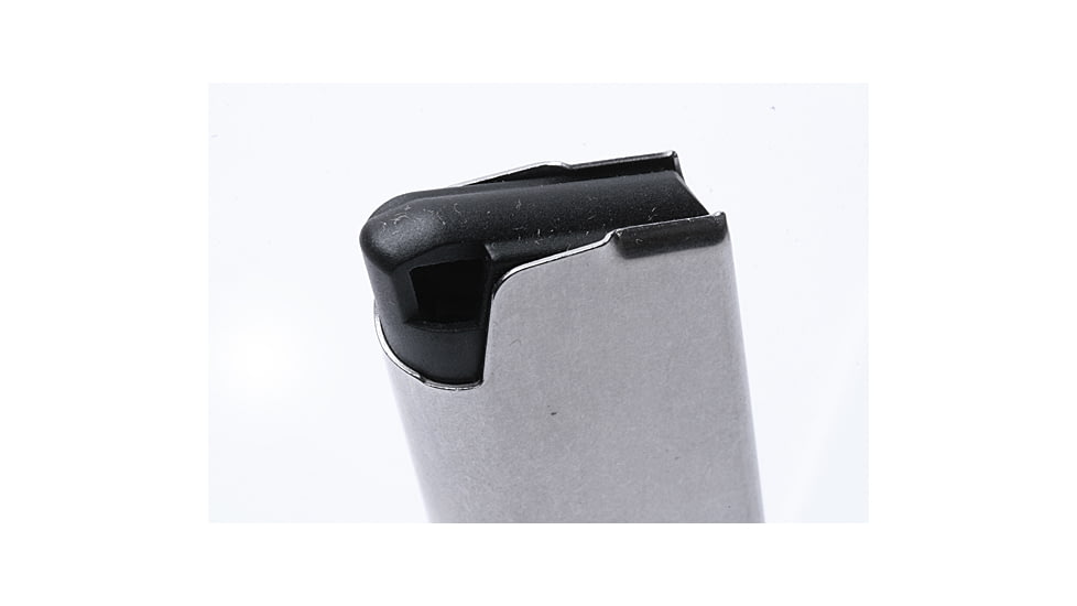 Wilson Combat 1911 Magazine, .45 ACP, Full-Size, 10 Round, Ultra Thin Base Pad, Silver 47T