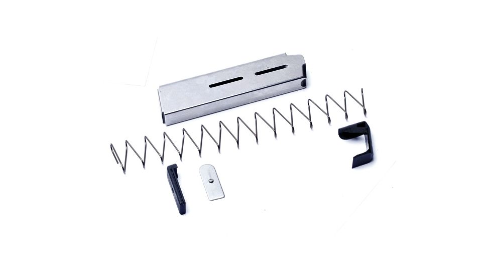 Wilson Combat 1911 Magazine, .45 ACP, Full-Size, 7 Round, Lo-Profile Steel Base Pad, Silver 47C