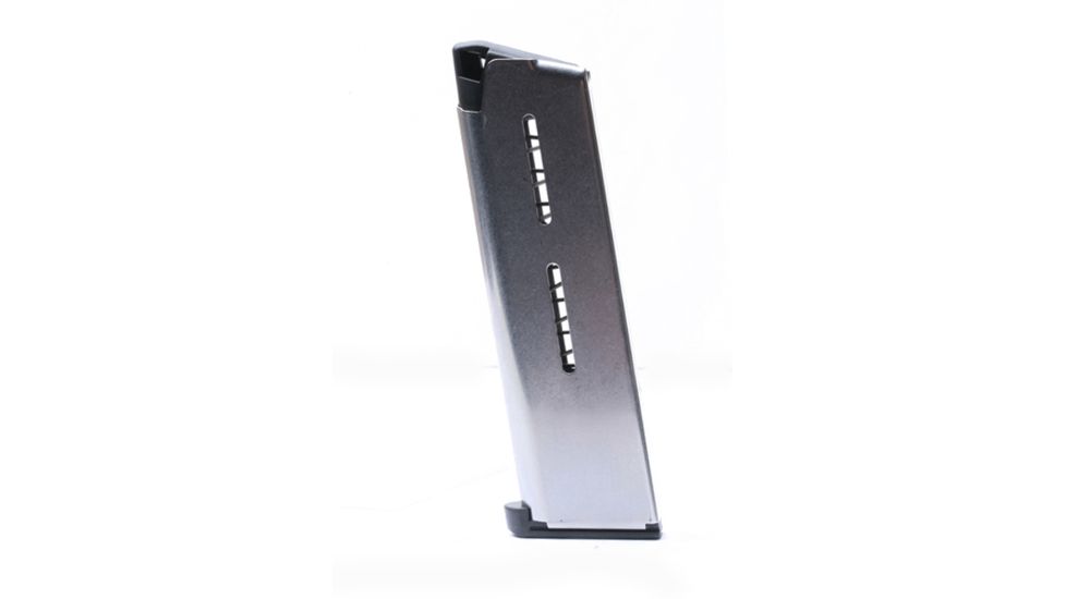 Wilson Combat 1911 Magazine, .45 ACP, Full-Size, 7 Round, Lo-Profile Steel Base Pad, Silver 47C