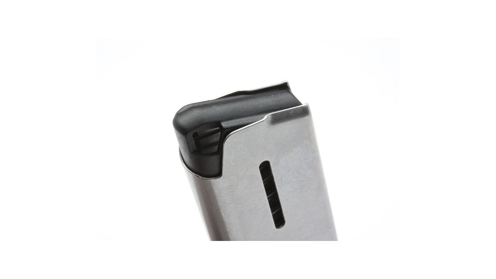 Wilson Combat 1911 Magazine, .45 ACP HD, +P, Compact, 6 Round, Lo-Profile Steel Base Pad, Stainless 47OXC-HV