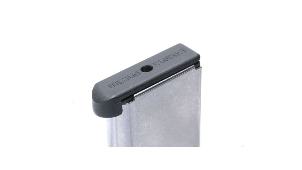 Wilson Combat 1911 Magazine, .45 ACP, Full-Size, 8 Round, Lo-Profile Steel Base Pad, Silver 47DC