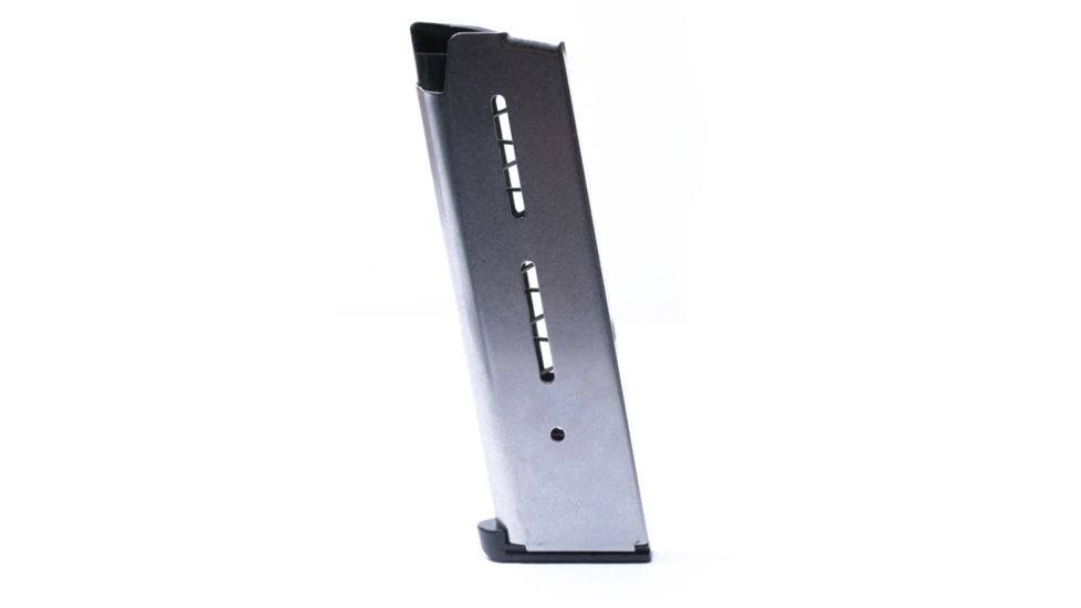 Wilson Combat 1911 Magazine, .45 ACP, Full-Size, 8 Round, Lo-Profile Steel Base Pad, Silver 47DC