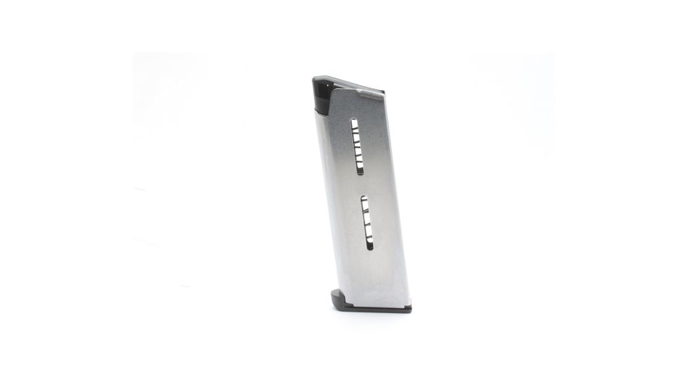 Wilson Combat 1911 Magazine, .45 ACP HD, +P, Compact, 6 Round, Lo-Profile Steel Base Pad, Stainless 47OXC-HV