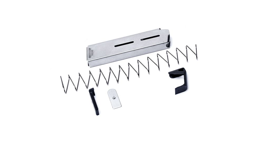 Wilson Combat 1911 Magazine, .460 Roland, Full-Size, 7 Round, Lo-Profile Steel Base Pad, Silver 47RR