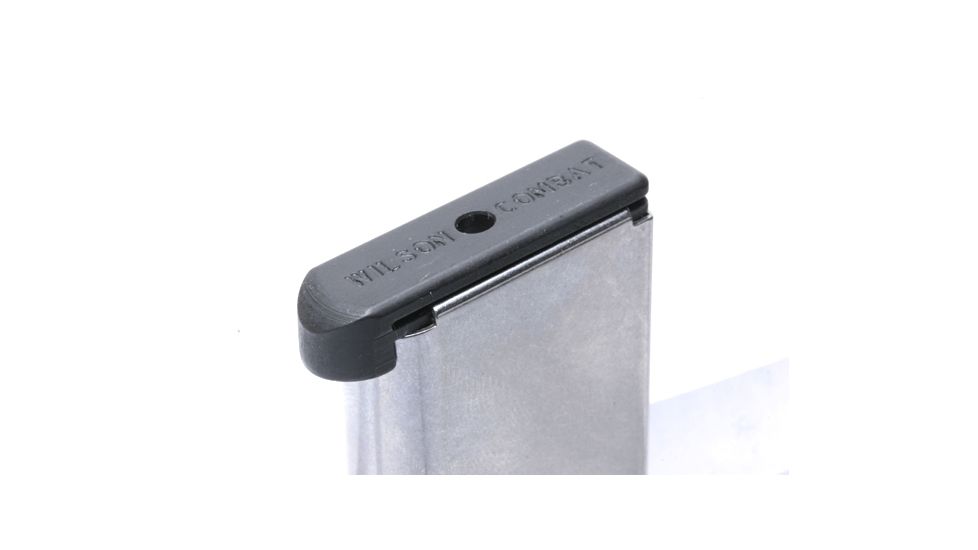 Wilson Combat 1911 Magazine, .460 Roland, Full-Size, 7 Round, Lo-Profile Steel Base Pad, Silver 47RR