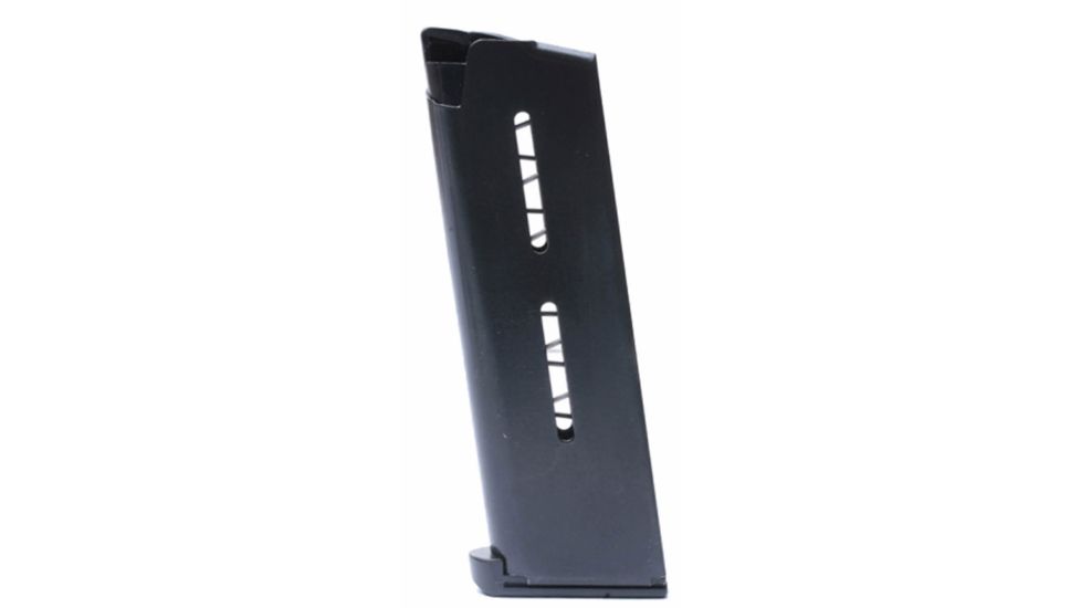 Wilson Combat 1911 Pistol Magazine, .45 ACP, Compact, 7-Round, Lo-Profile Steel Base Pad, Black, 470XCB