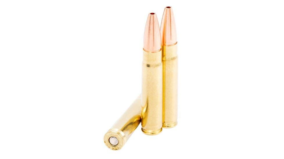 Wilson Combat 300 HAMR 125 Grain Maximum Expansion Brass Rifle Ammo, 200 Rounds, 1-15 Twist, A300HMR-125-ME-15-BLK