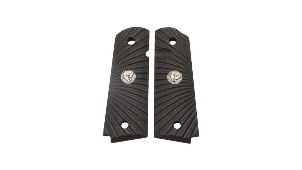 Wilson Combat 351AAFS Grip Panels 1911 Starburst G-10 Black
