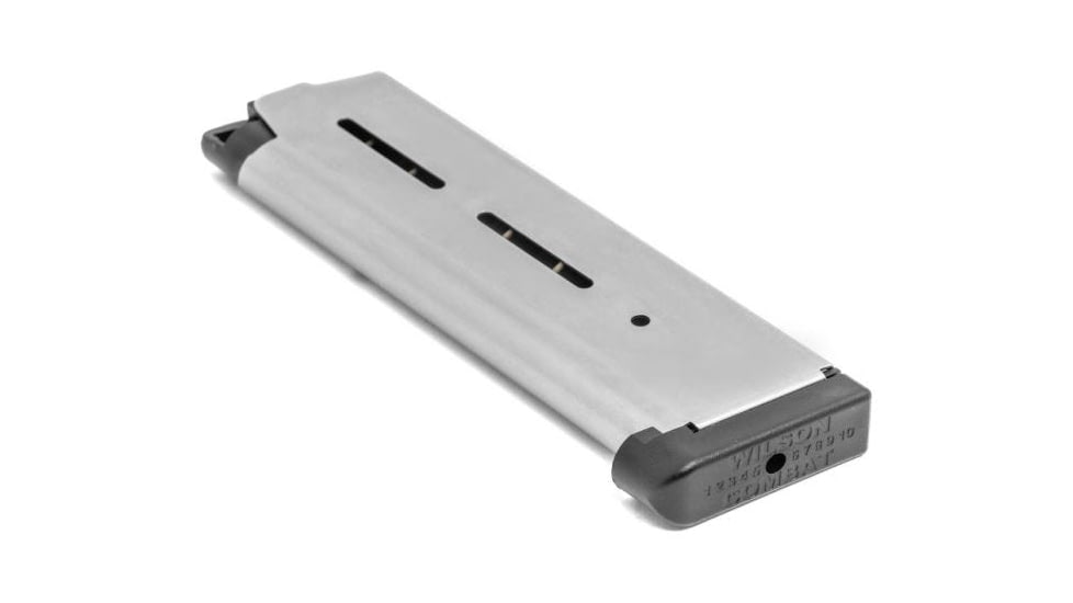 Wilson Combat 47D 1911 .45 ACP 8-Round Full-Size Magazine with Standard Base, Stainless, 47D