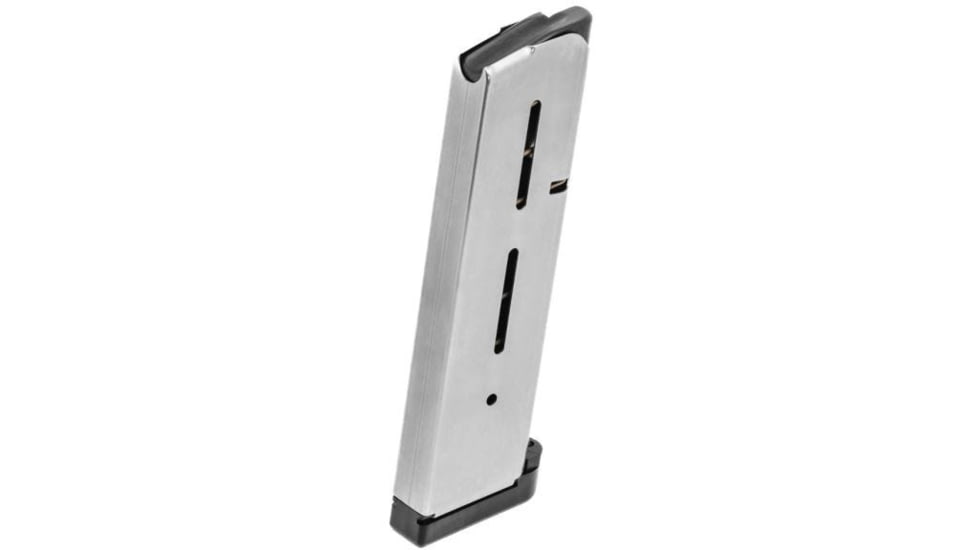 Wilson Combat 47D 1911 .45 ACP 8-Round Full-Size Magazine with Standard Base, Stainless, 47D