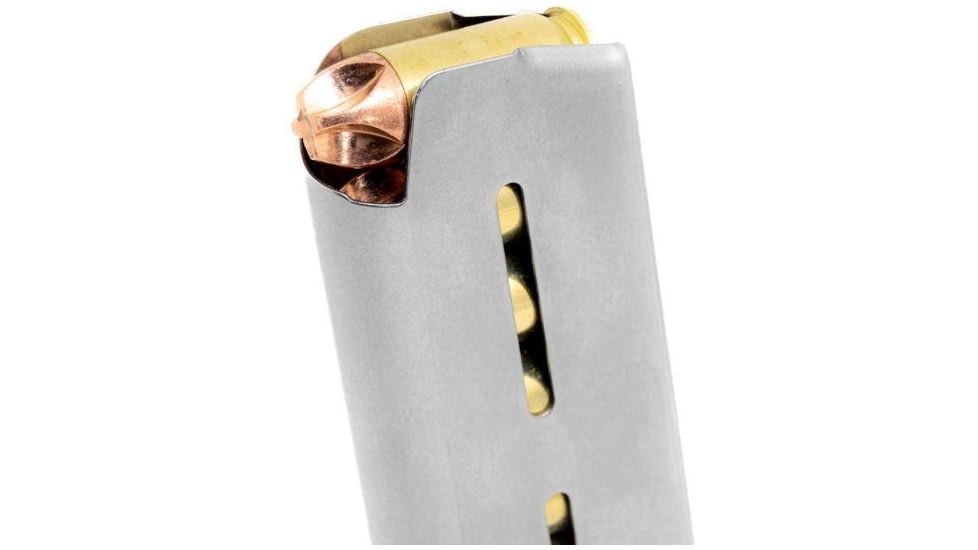 Wilson Combat 47D 1911 .45 ACP 8-Round Full-Size Magazine with Standard Base, Stainless, 47D