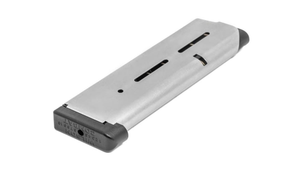 Wilson Combat 47D 1911 .45 ACP 8-Round Full-Size Magazine with Standard Base, Stainless, 47D