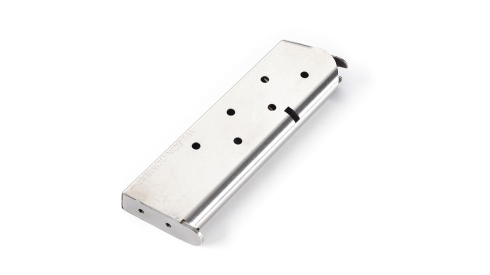 Wilson Combat 920 Series Full Size 1911 Magazine, .45 ACP, FS, 7 Rounds, Welded Base Plate, Stainless, 920-45FS7-7RD