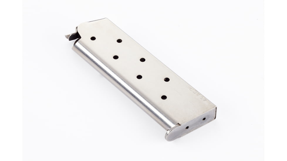 Wilson Combat 920 Series Full Size 1911 Magazine, .45 ACP, FS, 8 Rounds, Welded Base Plate, Stainless, 920-45FS8-8RD